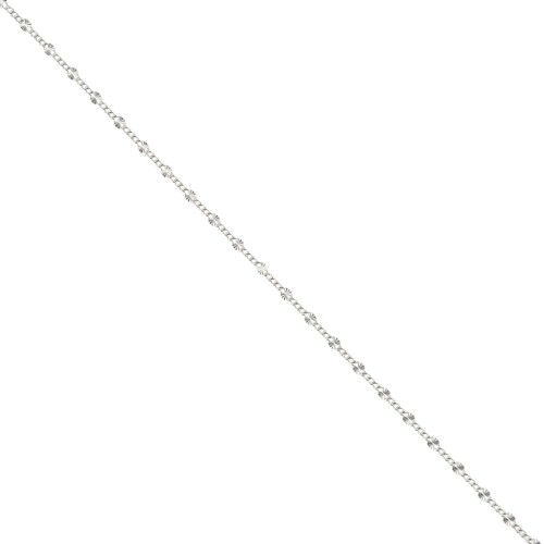Cadena de malla decorativa de 2,1 mm - Plata 925 x 50 cm