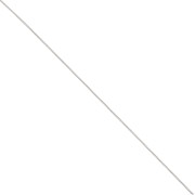 Cadena de eslabones tipo «gourmette» limada de 1 mm - Plata 925 x 50 cm
