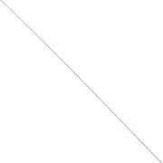 Cadena de malla Paloma de 0,8 mm - Plata 925 x 50 cm