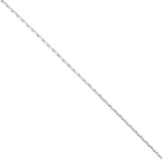 Cadena de malla Paloma de 0,8 mm - Plata 925 x 50 cm