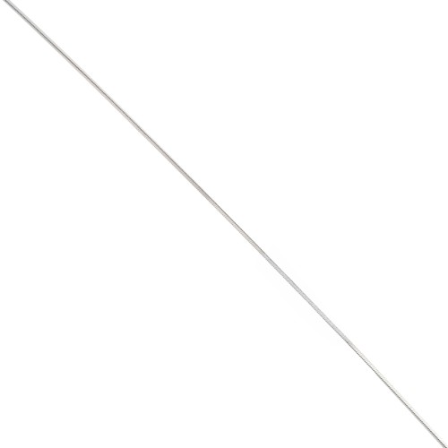 Cadena de eslabones «Serpentine» cuadrados de 0,9 mm - Plata 925 x 50 cm
