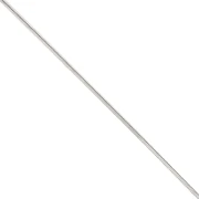 Cadena de eslabones «Serpentine» cuadrados de 0,9 mm - Plata 925 x 50 cm