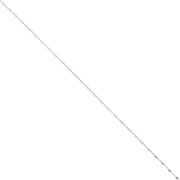 Cadena de malla decorativa de 1,15 mm - Plata 925 x 50 cm