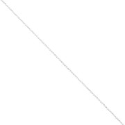 Cadena de malla Jaseron limada de 1,35 mm - Plata 925 x 50 cm