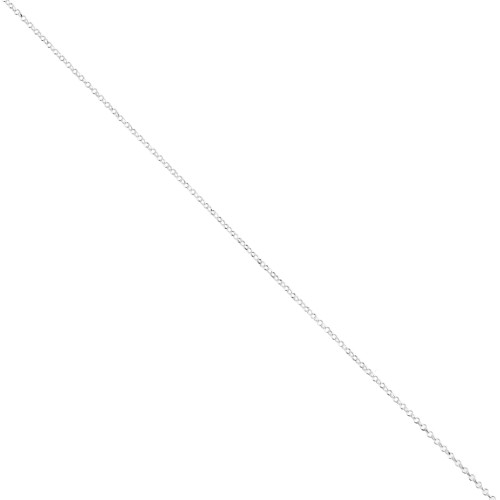 Cadena de malla Jaseron limada de 1,35 mm - Plata 925 x 50 cm