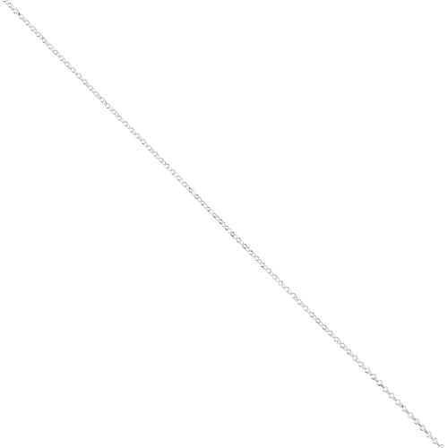 Cadena de malla Jaseron limada de 1,35 mm - Plata 925 x 50 cm