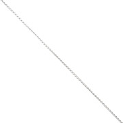 Cadena de malla Jaseron limada de 1,7 mm - Plata 925 x 50 cm