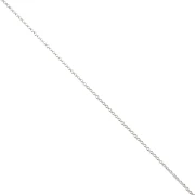 Cadena de malla Jaseron limada de 1,7 mm - Plata 925 x 50 cm