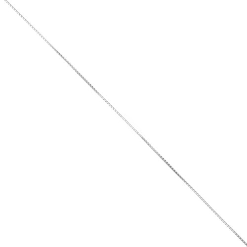Cadena de malla veneciana espejada de 0,80 mm - Plata 925 x 50 cm