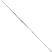 Cadena de malla veneciana espejada de 0,80 mm - Plata 925 x 50 cm