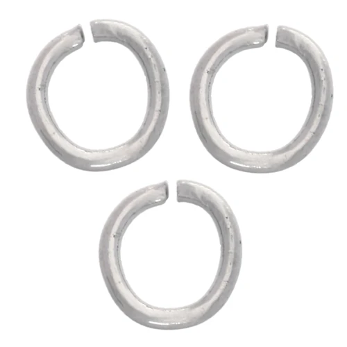 Anillas abiertas de 4 x 0,6 mm - Acero inoxidable 304L x100