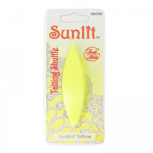 Lanzaderas/Navetas - Tatting Shuttle Sunlit Sunkist Yellow x1