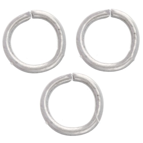 Anillas abiertas de 5 x 0,7 mm - Acero inoxidable 304L x 100