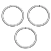 Anillas abiertas de 10 x 1 mm - Acero inoxidable 304L x 50