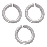 Anillas abiertas de 3 x 0,5 mm - Acero inoxidable 316L x 100