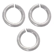 Anillas abiertas de 3 x 0,5 mm - Acero inoxidable 316L x 100