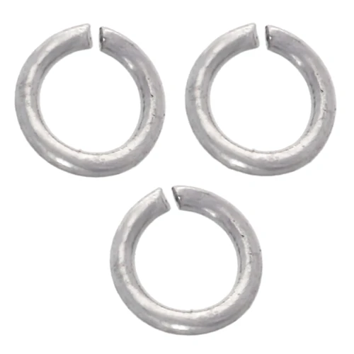 Anillas abiertas de 3 x 0,5 mm - Acero inoxidable 316L x100