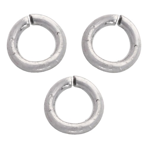 Anillas abiertas de 3 x 0,6 mm - Acero inoxidable 316L x 100