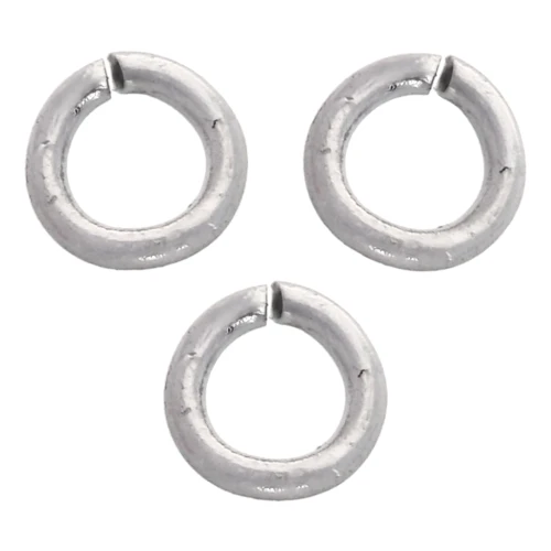 Anillas abiertas de 3 x 0,6 mm - Acero inoxidable 316L x100