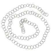 Anillas abiertas de 4 x 0,5 mm - Acero inoxidable 316L x 100