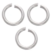 Anillas abiertas de 4 x 0,6 mm - Acero inoxidable 316L x 100