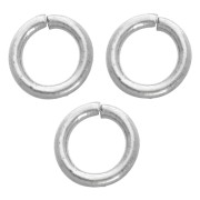 Anillas abiertas de 4 x 0,7 mm - Acero inoxidable 316L x 100