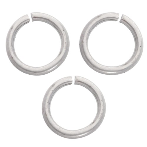 Anillas abiertas de 5 x 0,7 mm - Acero inoxidable 316L x 100