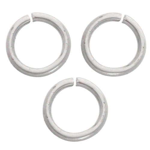Anillas abiertas de 5 x 0,7 mm - Acero inoxidable 316L x100
