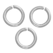 Anillas abiertas de 5 x 0,8 mm - Acero inoxidable 316L x 100