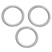 Anillas abiertas de 7 x 0,8 mm - Acero inoxidable 316L x 100