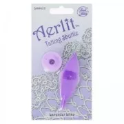 Naveta/Lanzadera - Tatting Shuttle Aerlit Lavender Lilac x1