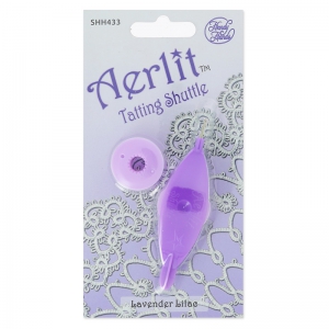 Naveta/Lanzadera - Tatting Shuttle Aerlit Lavender Lilac x1