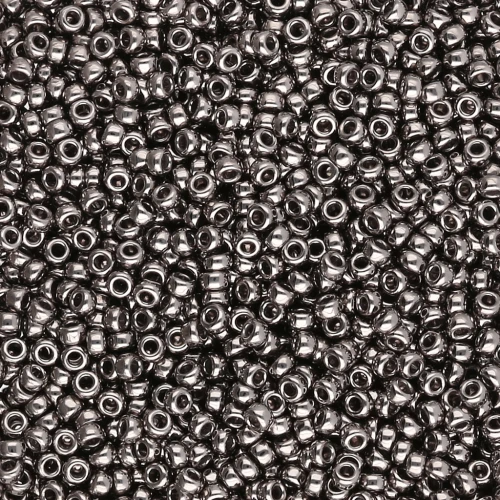 Cuentas Rocalla Miyuki 15/0 190 - Niqueladas x 50 g