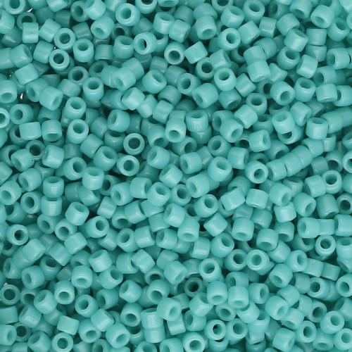 Miyuki Delica 11/0 DB0729 - Verde turquesa opaco, paquete de 100 g
