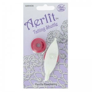 Naveta/Lanzadera - Tatting Shuttle Aerlit Vanilla Raspberry x1