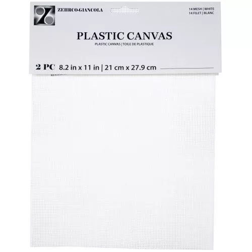 Hoja de Plástico Canvas a bordar y cortar 21x27.9cm n°14 x2