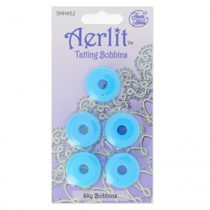 Surtido de 5 Aerlit Tatting Bobbins Sky