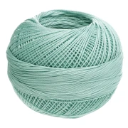 Hilo de algodón Lizbeth, grosor 20 - Country Light Turquoise n.º 660, 192 m