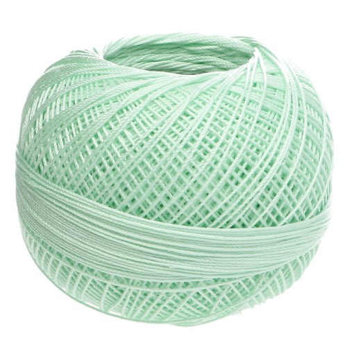Hilo de algodón Lizbeth, grosor 20 - Mint Light n.º 689, 192 m