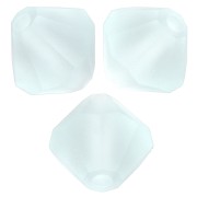 Cuentas giratorias Preciosa - Cuenta redonda de 4 mm - Plata aguamarina mate x30