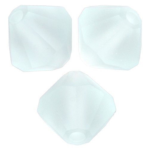 Cuentas giratorias Preciosa - Cuenta redonda de 4 mm - Plata aguamarina mate x30