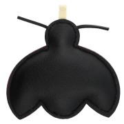 Colgante mariquita 6,5x7,5 cm para bolso bisutería - PU - Rojo - Negro x1