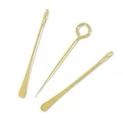 Colgantes Paddle Pin 20 mm dorado x10