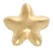 Empujador de estrella de mar de 6 mm para encaje de 3 mm - Dorado x1