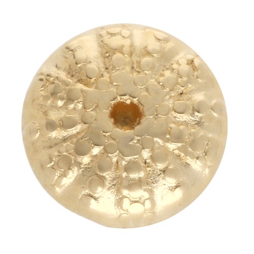 Empujador de erizo de 7 mm para encaje de 5 mm - Dorado con oro fino x1