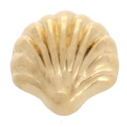 Coquillage - Empujador de conchas 6x7 mm para encaje de 3 mm - Dorado fino x1 Empujador de conchas 6x7 mm para encaje de 3 mm - Dorado fino x1
