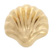 Empujador de conchas 6x7 mm para encaje de 3 mm - Dorado fino x1