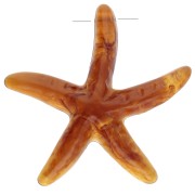 Caramelo - Colgante estrella de mar 37x38 mm resina - Caramelo x1 Colgante estrella de mar 37x38 mm resina - Caramelo x1