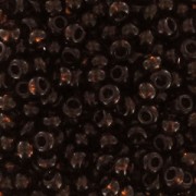 Cuentas de Rocalla Preciosa 9/0, 2,5 mm - Topacio ahumado, 10 g