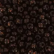 Cuentas de Rocalla Preciosa 9/0, 2,5 mm - Topacio ahumado, 10 g